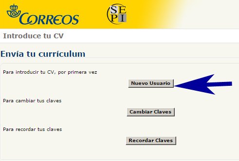 curriculum para correos y telégrafos