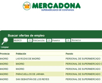 ▷ Enviar a Mercadona Madrid | Curriculum