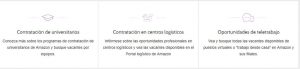 seccion amazon ofertas de empleo: universitarios, centros logisticos y teletrabajo en amazon