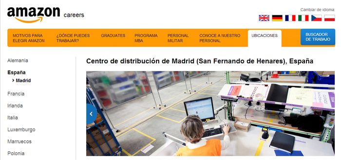 Amazon: Ofertas de Empleo Procesos de Selección Abiertos