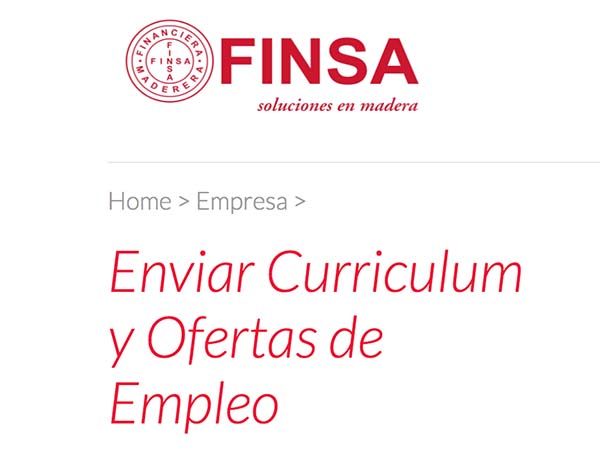 trabajar en finsa