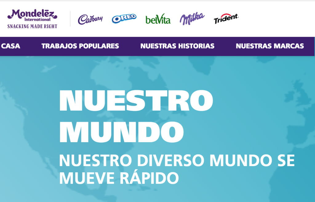 Enviar el Currículum a Mondelez